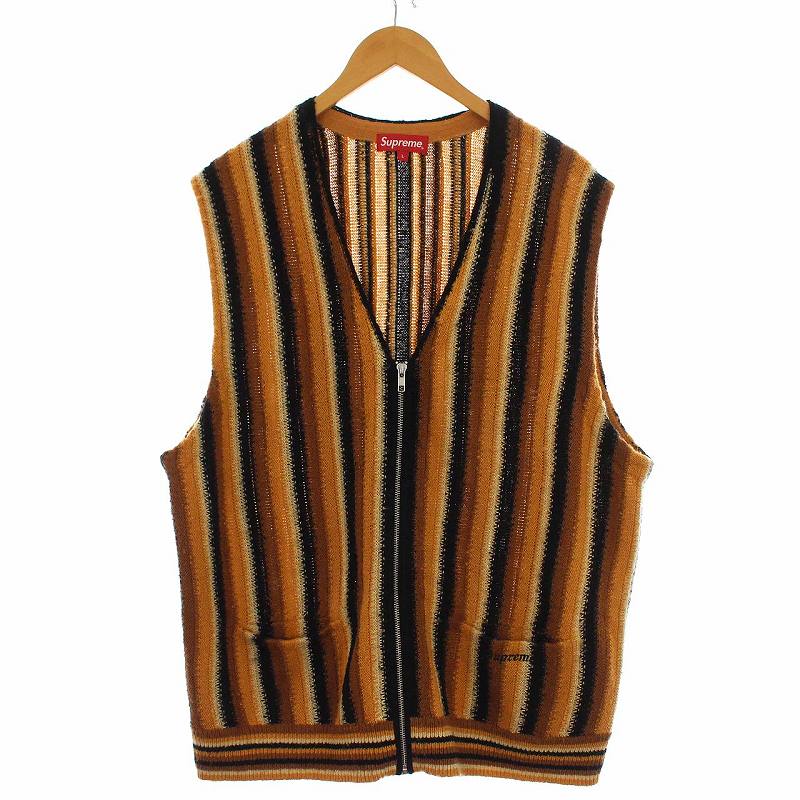 シュプリーム SUPREME 21SS Stripe Sweater Vest ニットベスト 