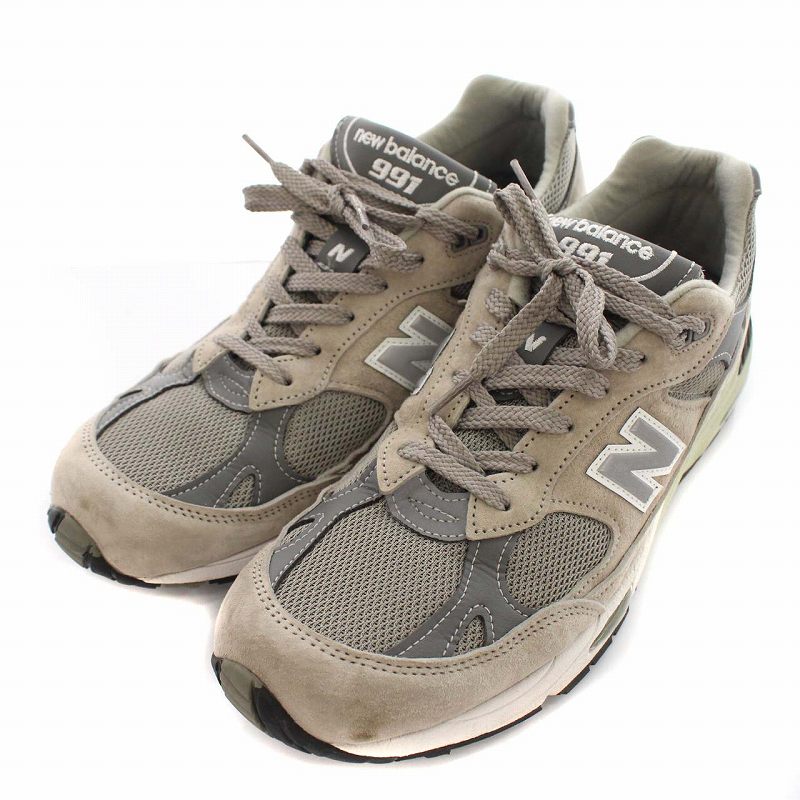 ニューバランス NEW BALANCE M991GL スニーカー スエード メッシュ