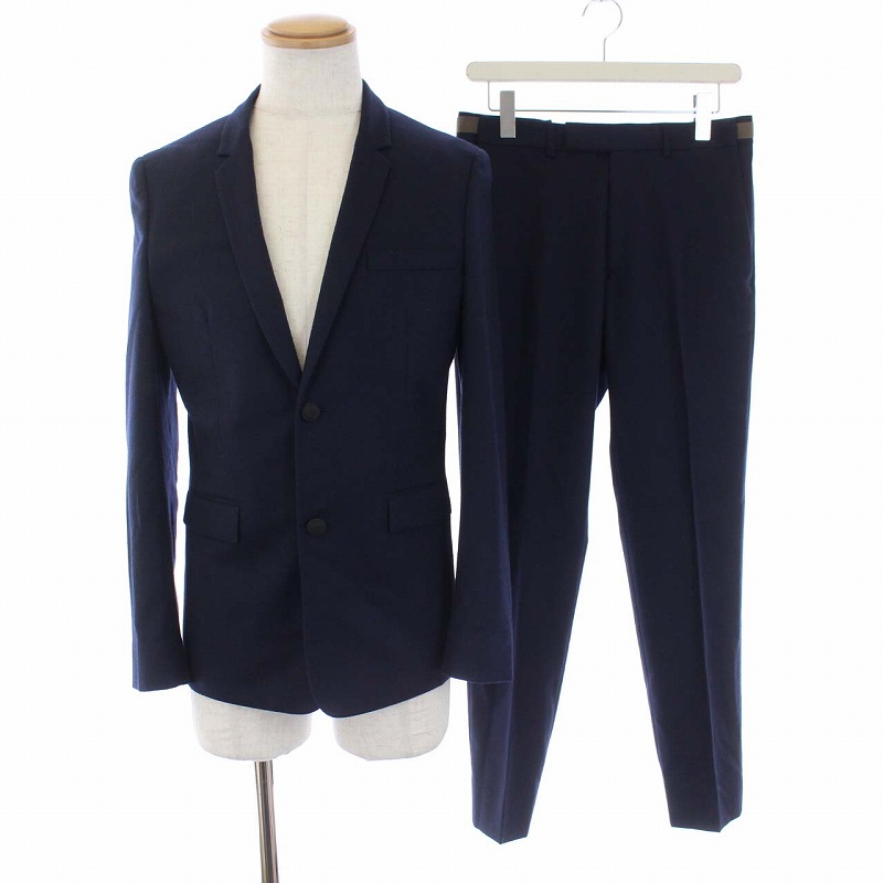 ディオールオム Dior HOMME シングルスーツ セットアップ 上下 ウール  