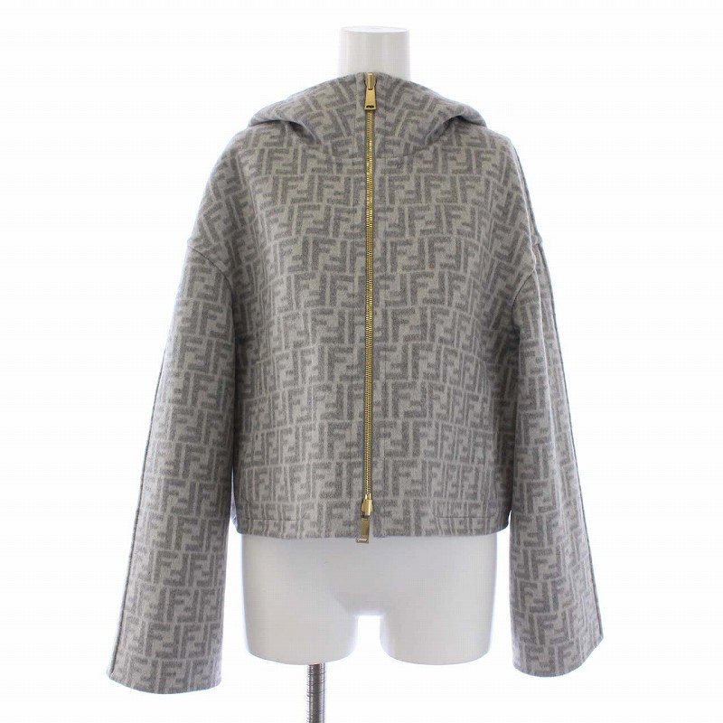フェンディ FENDI 22SS GIACCA FF DOUBLE WOOL リバーシブル フー 