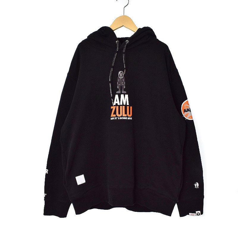 アベイシングエイプ A BATHING APE AAPER ZULU PULLOVER HOODIE アベイシングエイプ A BATHING APE AAPER ZULU PULLOVER HOODIE