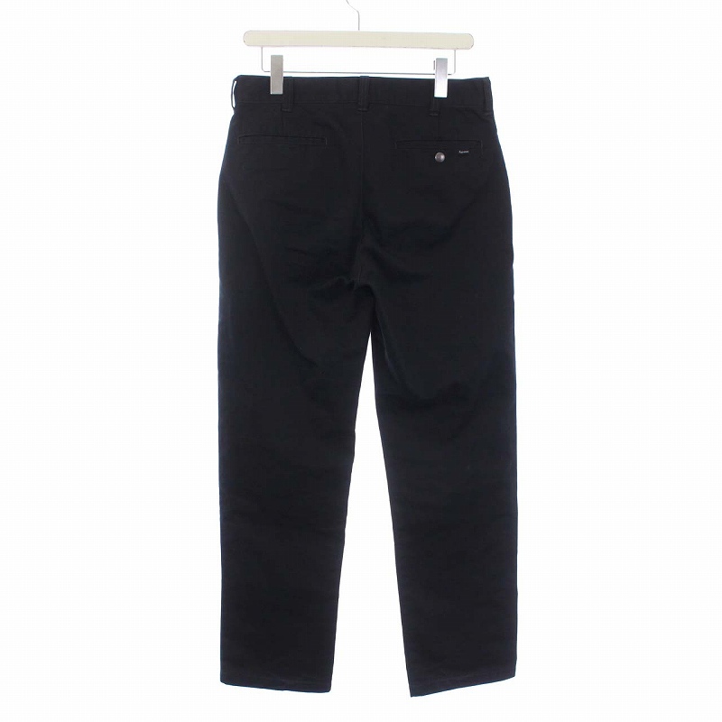 シュプリーム SUPREME work pants ワークパンツ ストレート W30 黒 