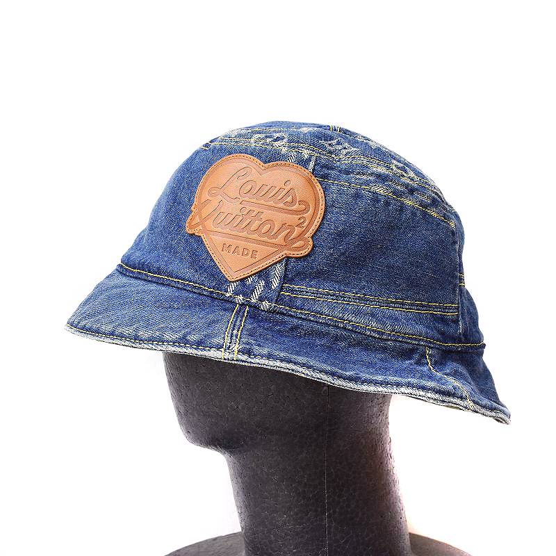 マ*ト様 ルイヴィトン ボネ モノグラム エッセンシャル デニム LV バケット マ*ト様 ルイヴィトン ボネ モノグラム エッセンシャル デニム LV