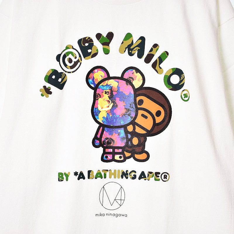 アベイシングエープ　ベビーマイロ　Tシャツ　動物　90cm  新品未使用 A BATHING APE 新古品/未使用 ア ベイシング エイプ x マイ