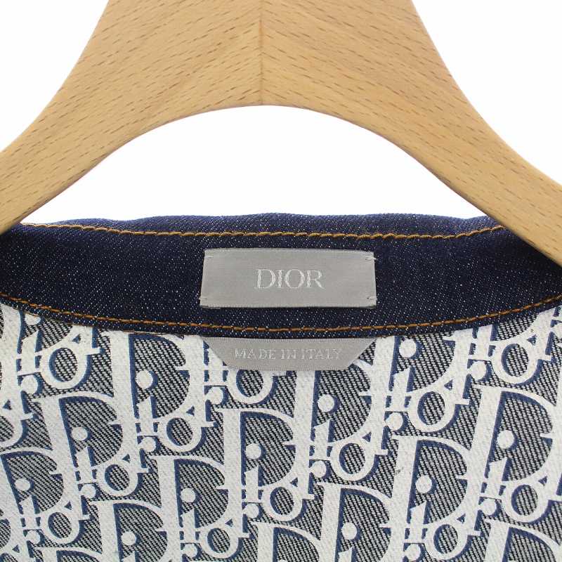 ディオール　デニムジャケット Gジャン カバーオール 裏地 ディオールオム Dior HOMME 20SS 裏地オブリークデニムジャケット G