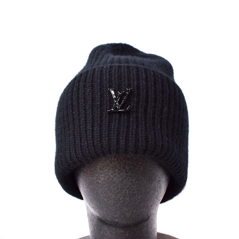 ルイヴィトン LOUIS VUITTON ボネ・LV アヘッド ニット帽 ロゴ 帽子 