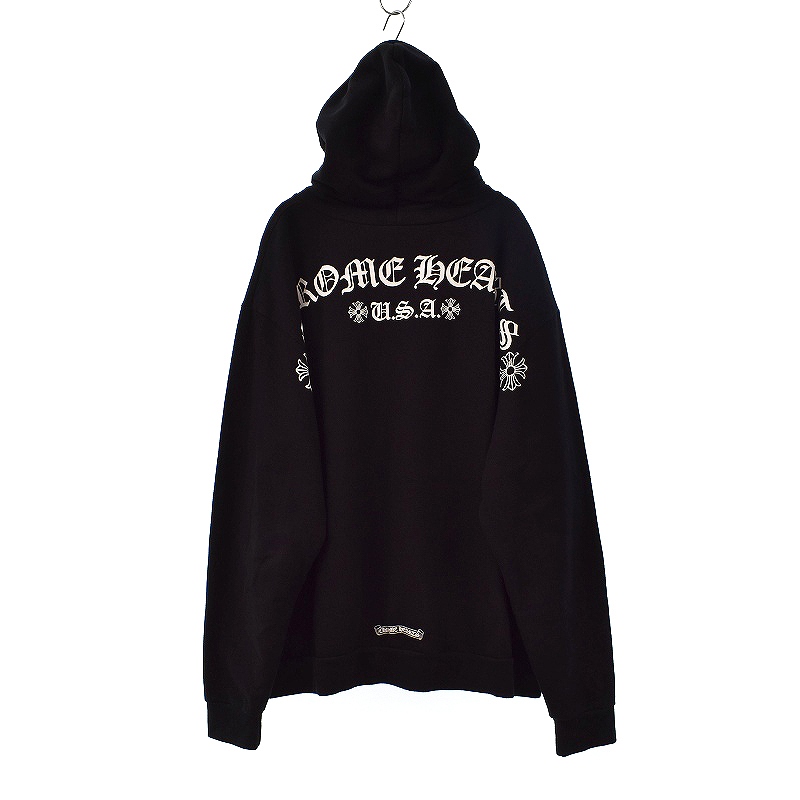 クロムハーツ CHROME HEARTS USA Hoodie Pullover アーチロゴ パーカー  