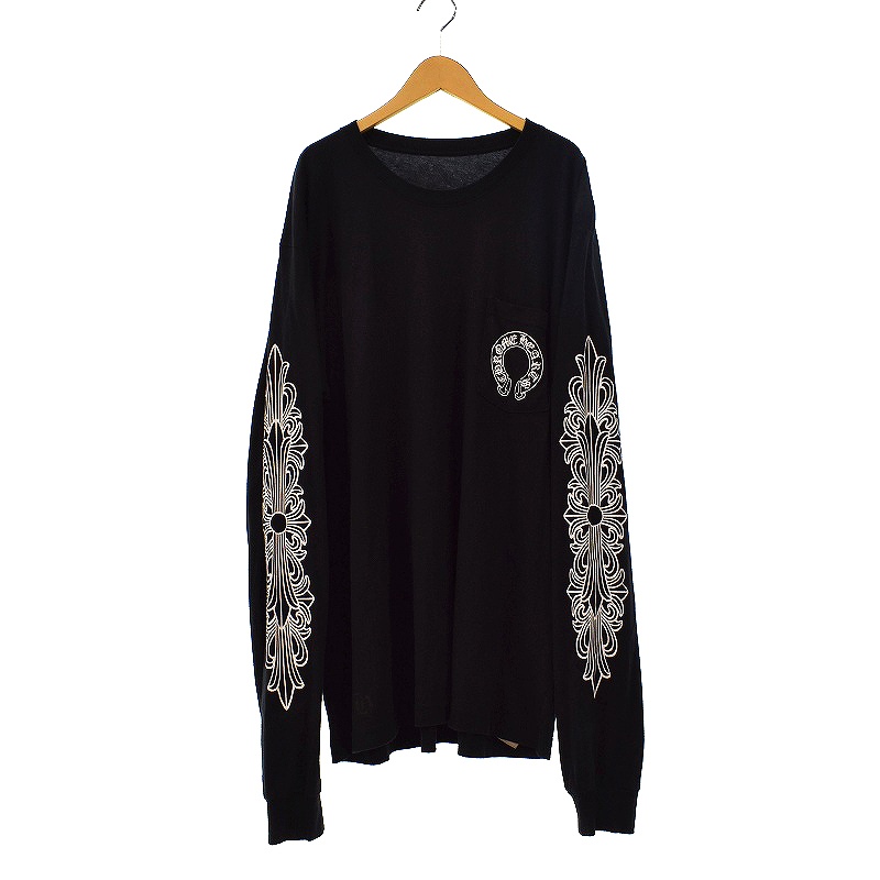 クロムハーツ CHROME HEARTS ホースシュー フローラルクロス ロング 