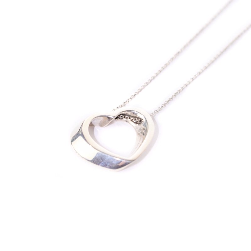 TIFFANY＆Co. ティファニー オープンハートペンダント シルバー925