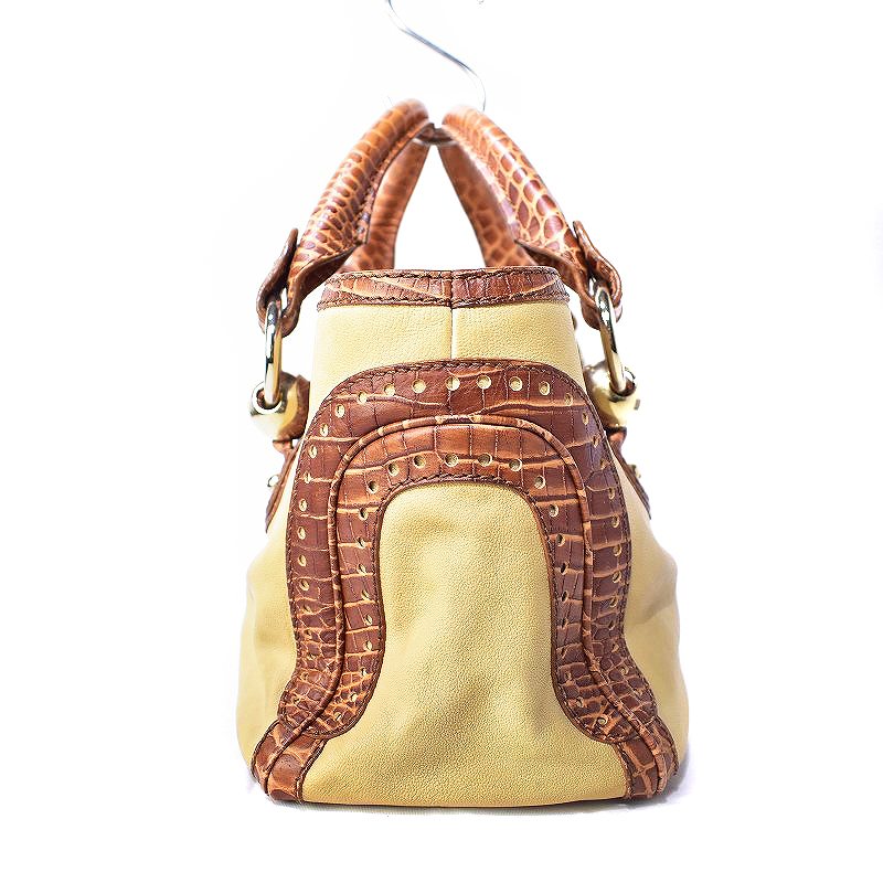 セリーヌ CELINE オールド ブギーバッグ クロコ型押し レザー  