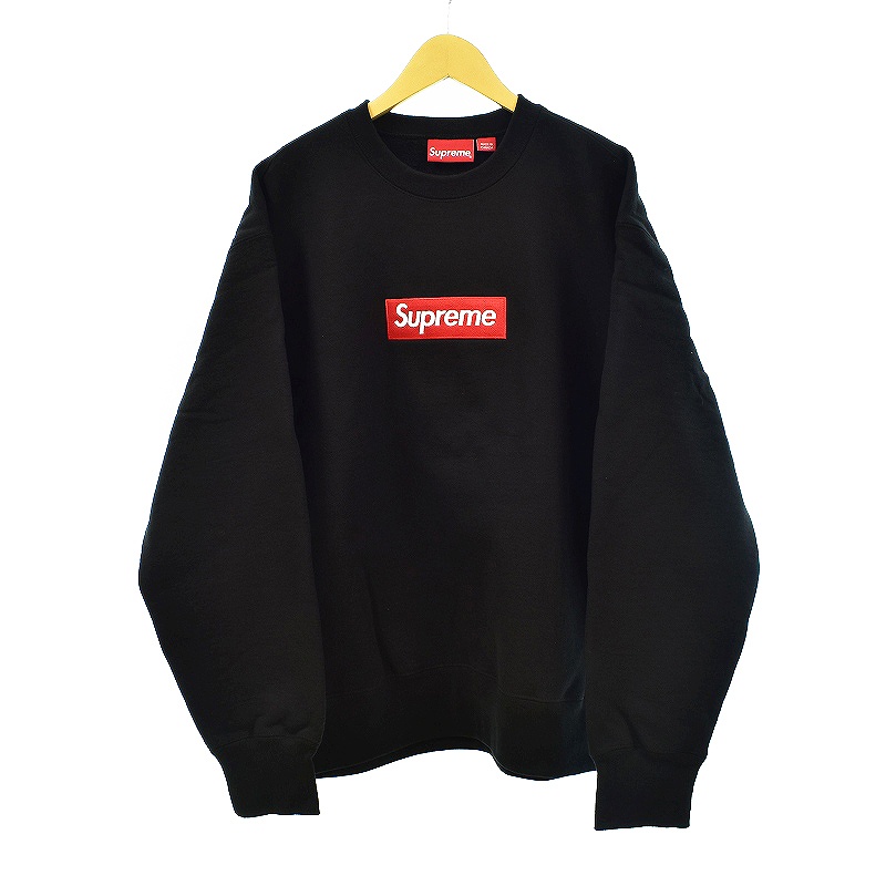 未使用品 シュプリーム SUPREME 22AW Box Logo Crewneck Black 