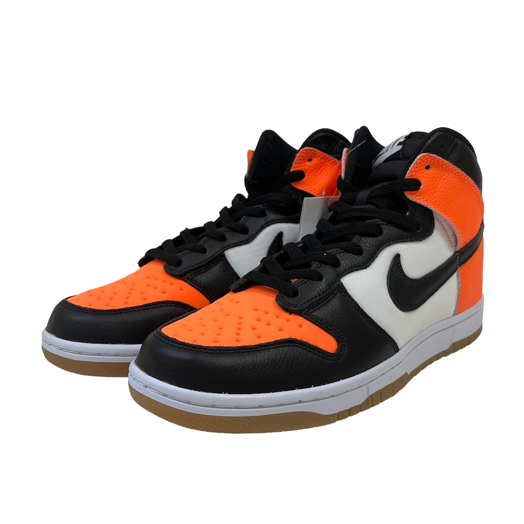 未使用品 ナイキ NIKE DUNK HIGH BY YOU オレンジ ブラック ホワイト 