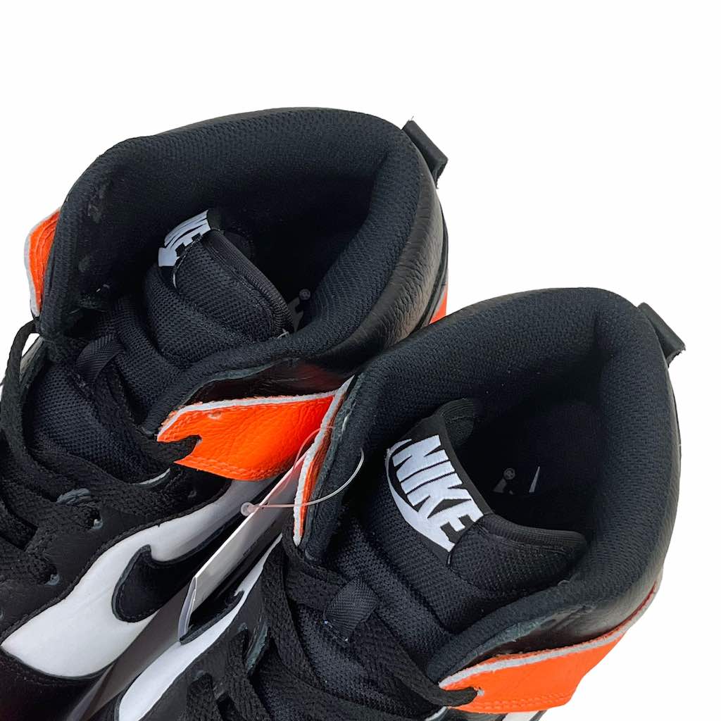 NIKE ハイカット シューズ オレンジ/ブラック/ホワイト 中古・古着通販】NIKE (ナイキ) ハイカットスニーカー オレンジ