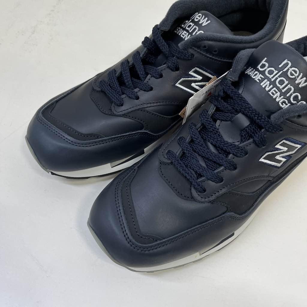 【美品•US9】ニューバランス1500 M1500NAV ネイビーオールレザー New Balance ☆ made in England M1500NAV ネイビーレザー (New