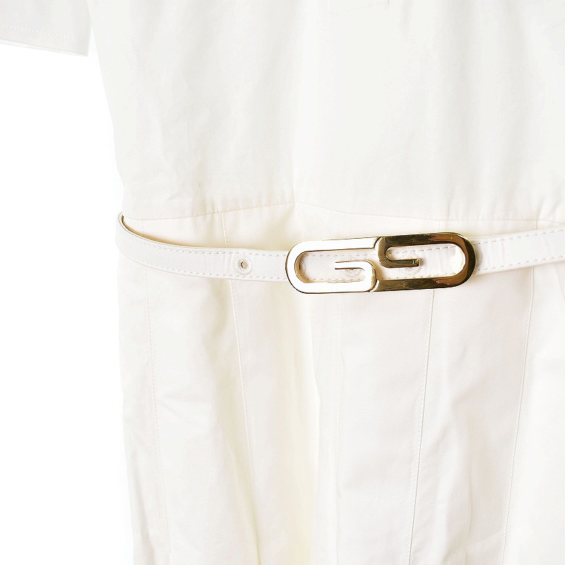 グッチ GUCCI 22SS コットンポプリン ロングドレス ワンピース