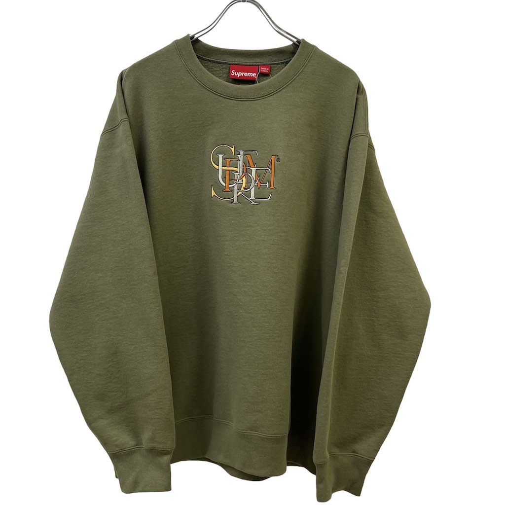 未使用品 シュプリーム SUPREME 22SS Overlap Crewneck オーバーラップ 