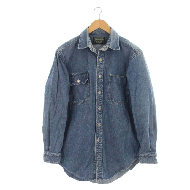 ラルフローレン RALPH LAUREN ポロカントリー デニムシャツ 長袖 M 青 