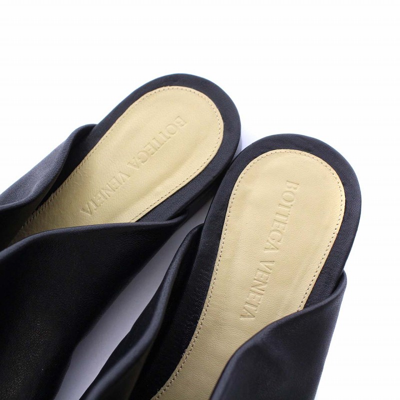 未使用品 ボッテガヴェネタ BOTTEGA VENETA Dot Sock Leather Slippers 