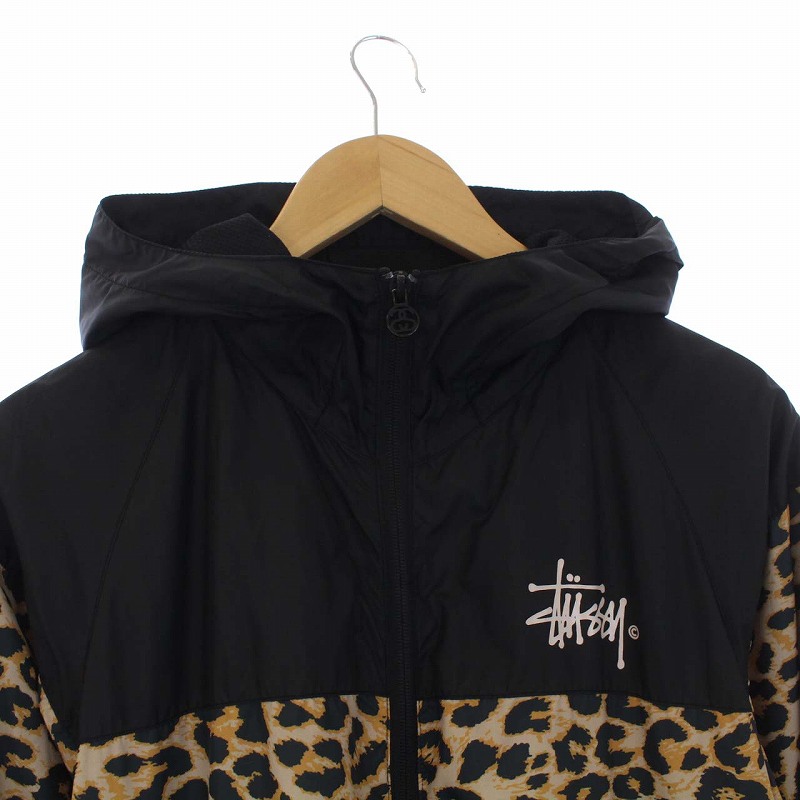 ステューシー STUSSY レオパード柄ジャケット マウンテンパーカー 