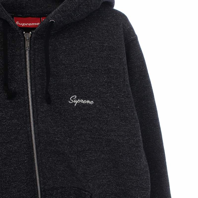 シュプリーム SUPREME 08AW Script Heather Zip Up Hoodie ジップ 