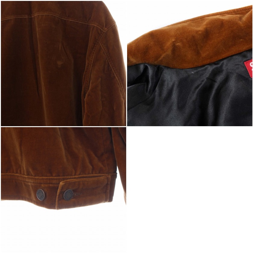シュプリーム SUPREME 20AW Velvet Work Jacket ベルベット ワーク