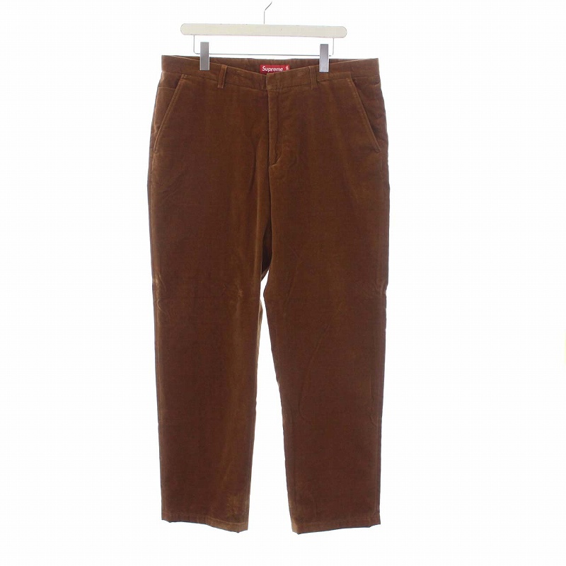 シュプリーム SUPREME 20AW Velvet Work Trouser ベルベット ワーク 
