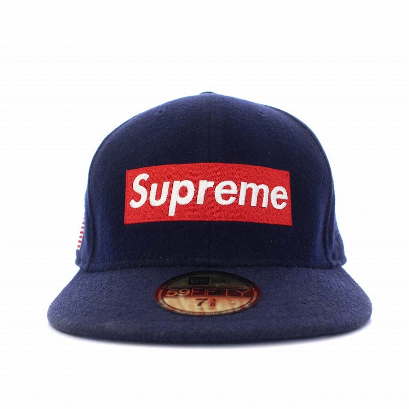 シュプリーム SUPREME New Era 10AW Woolrich Box Logo Cap