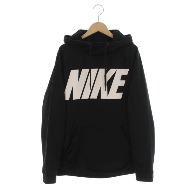 ナイキ NIKE パーカー プルオーバー ロゴ 裏起毛 M 黒 ブラック