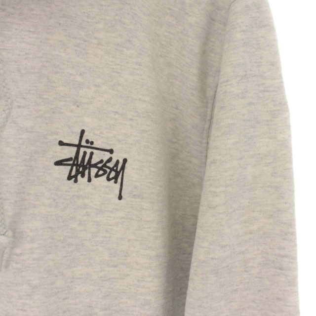 ステューシー STUSSY パーカー プルオーバー ロゴ プリント 裏