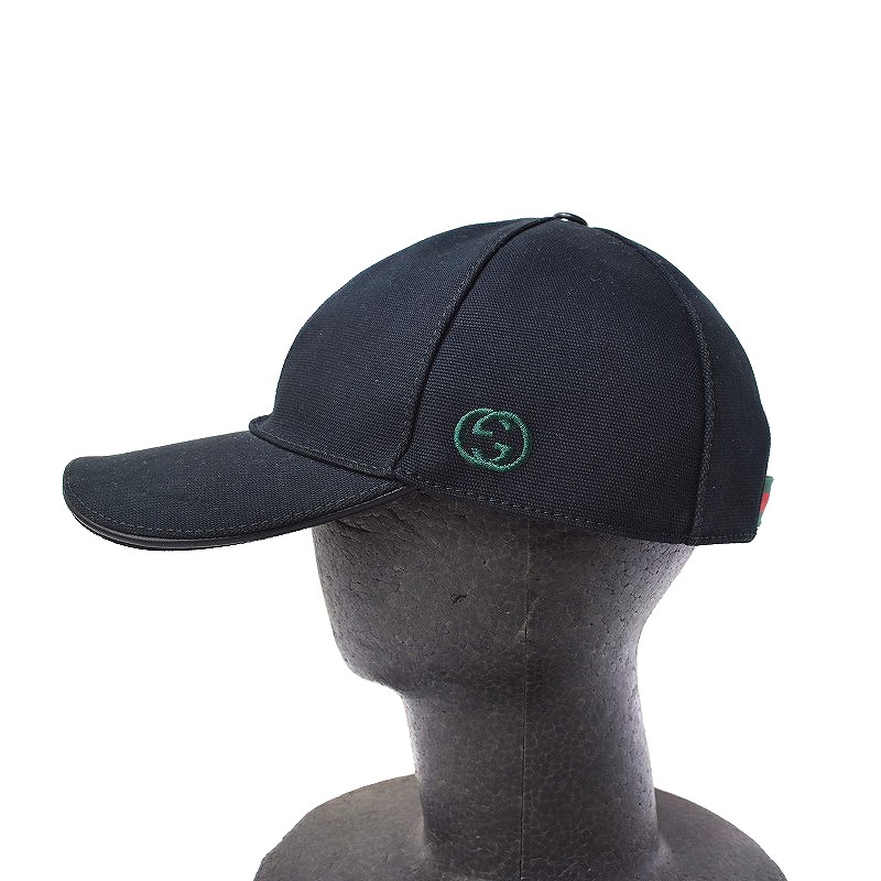 O133 GUCCI キャップ　帽子　シェリーライン ベースボール GUCCI・財布・小物・ベースボールキャップ シェリーライン 帽子