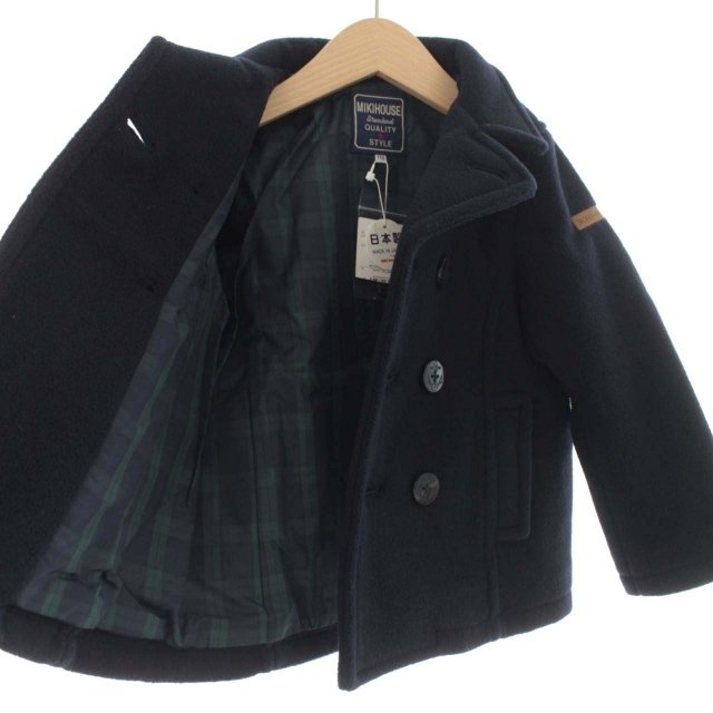 未使用品 ミキハウス mikihouse タグ付き 子供服 ピーコート Pコート  