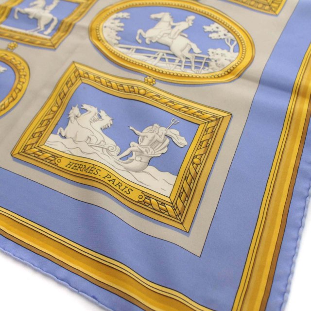エルメス HERMES カレ90 ウェッジウッド スカーフ ストール 大判  