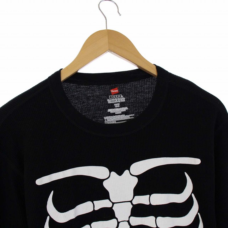 シュプリーム SUPREME 21AW Hanes BONES Thermal Crew 1 Pack ロンT T 