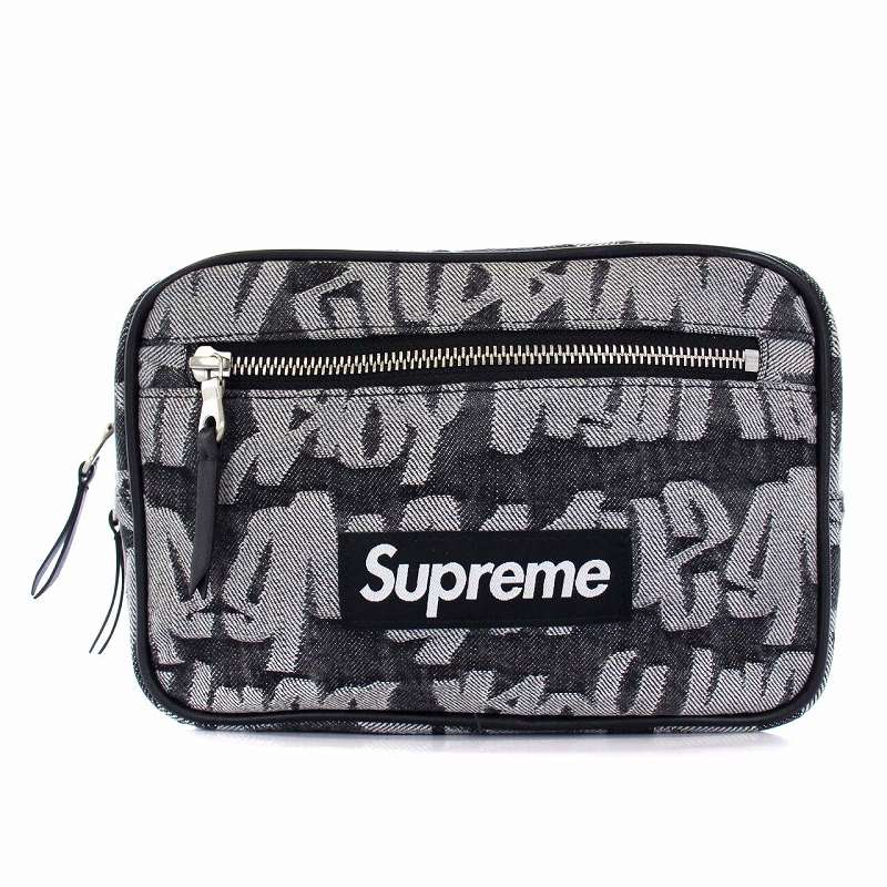 シュプリーム SUPREME 22SS Fat Tip Jacquard Denim Waist Bag 