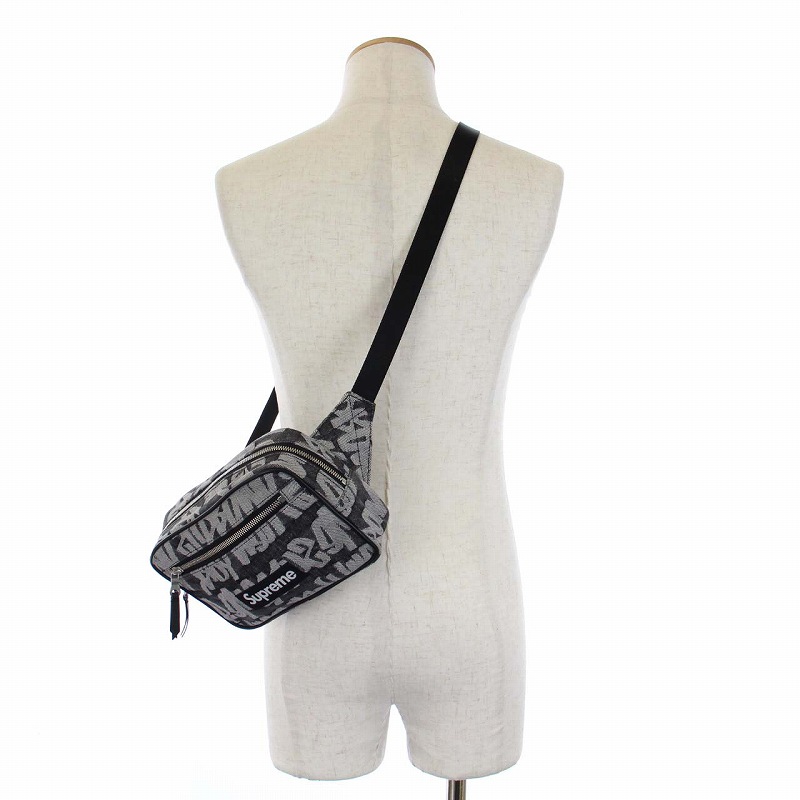 SUPREME シュプリーム 22SS Fat Tip Jacquard Denim Waist Bag  