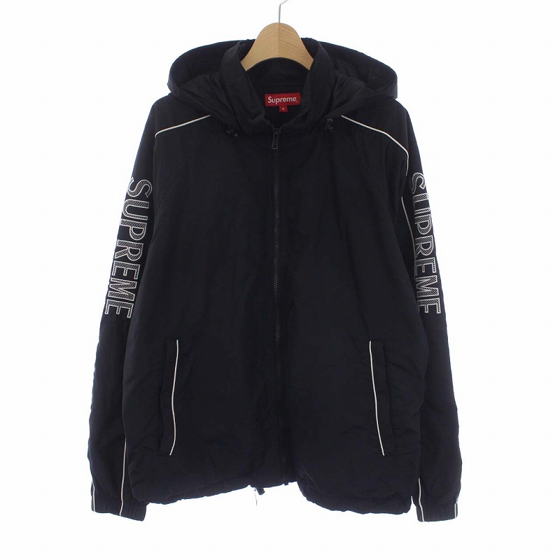 シュプリーム SUPREME 17SS Striped Logo Windbreaker ストライプロゴ 