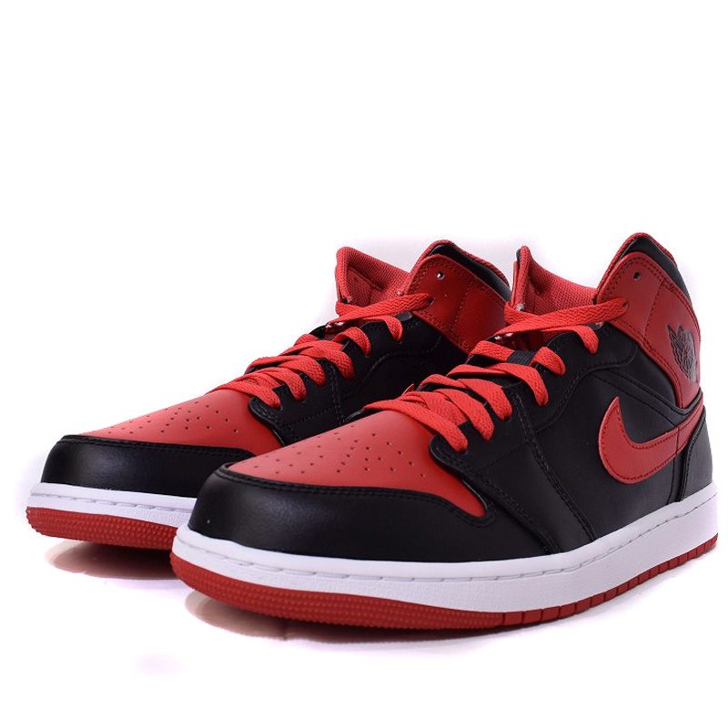 未使用品 ナイキ NIKE Air Jordan 1 Mid Bred Toe エアジョーダン1 