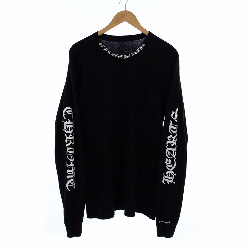 クロムハーツ CHROME HEARTS Neck Logo T ネックロゴ ロンT Tシャツ  