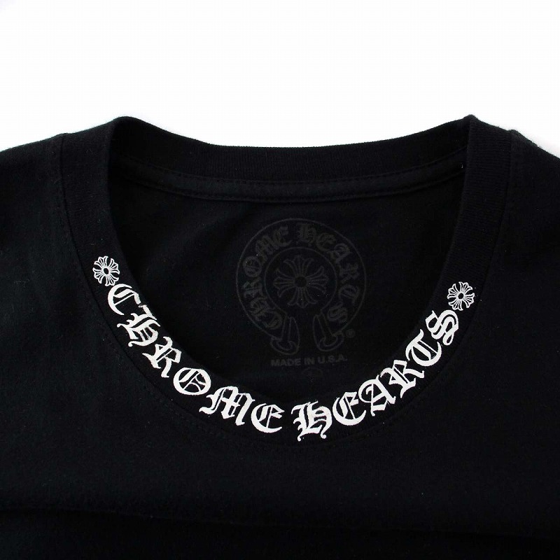 クロムハーツ CHROME HEARTS Neck Logo T ネックロゴ ロンT Tシャツ