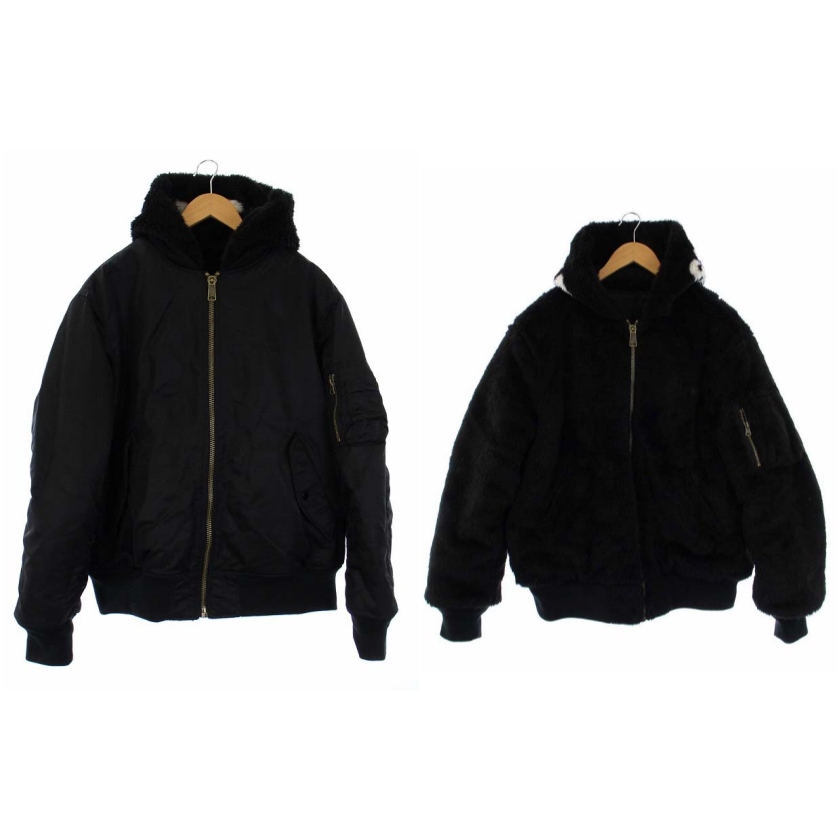 シュプリーム SUPREME 22FW Faux Fur Reversible MA-1 リバーシブル 
