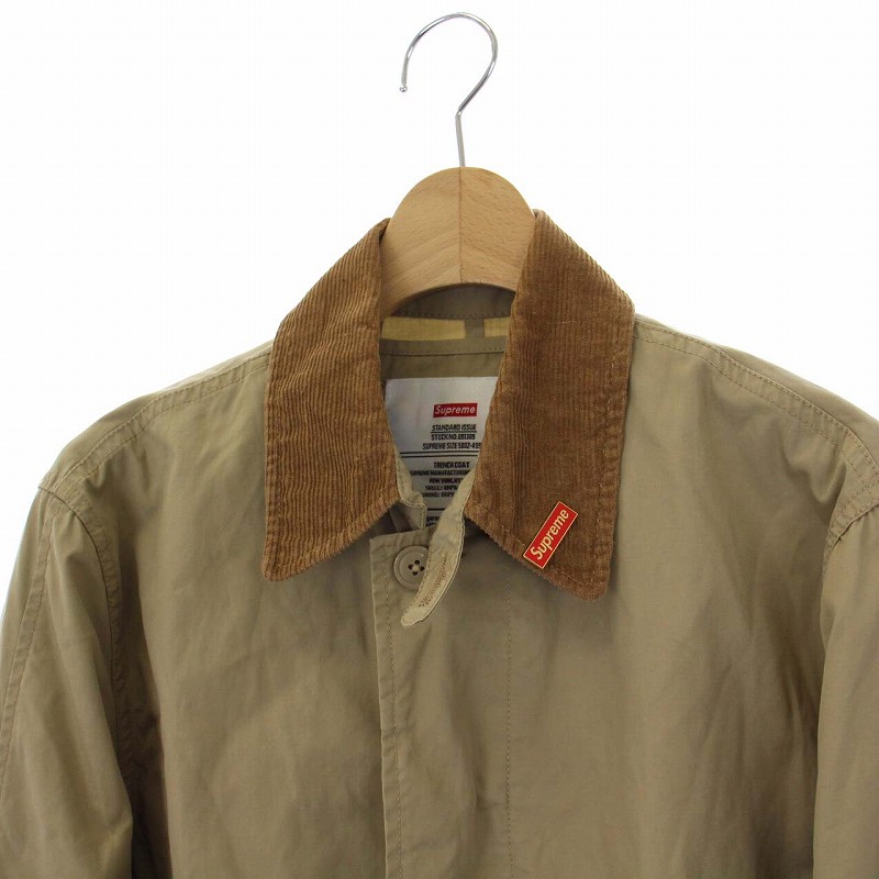 ジャケット・アウター Supreme 11aw Leopard Lind Trenchcoat シュプリーム SUPREME 11FW Leopard Lind Trechcoat トレンチ