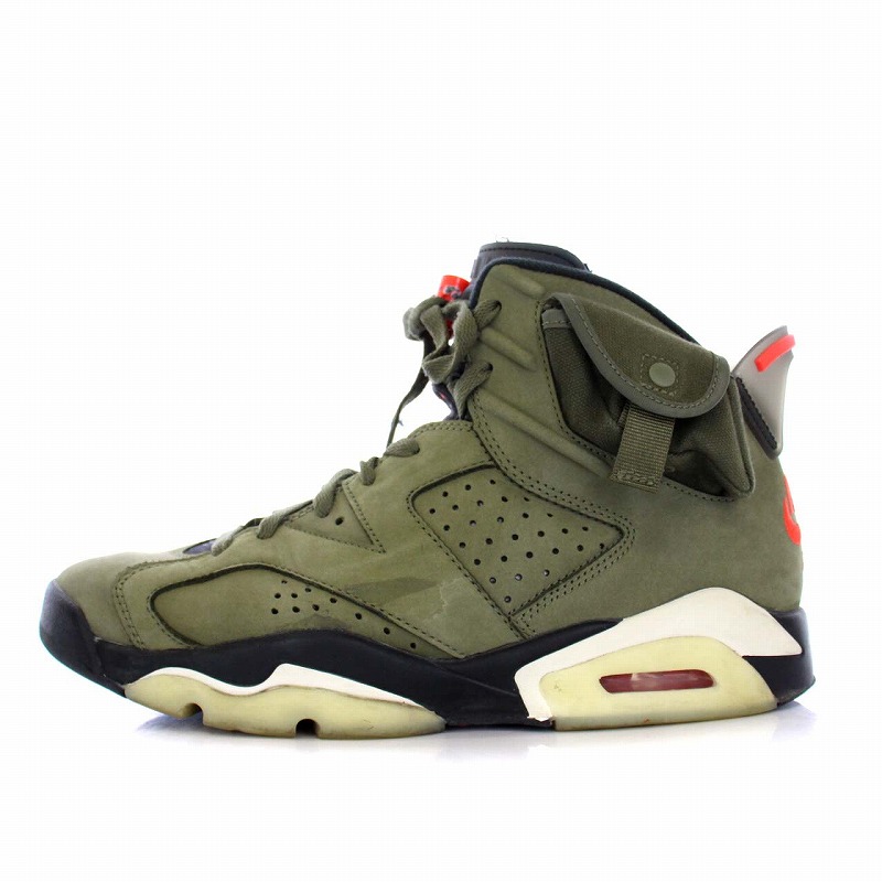 ナイキ NIKE Travis Scott Air Jordan 6 Retro Medium Olive エア 