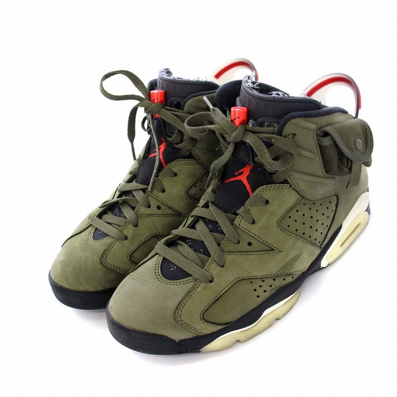 ナイキ NIKE Travis Scott Air Jordan 6 Retro Medium Olive エア 