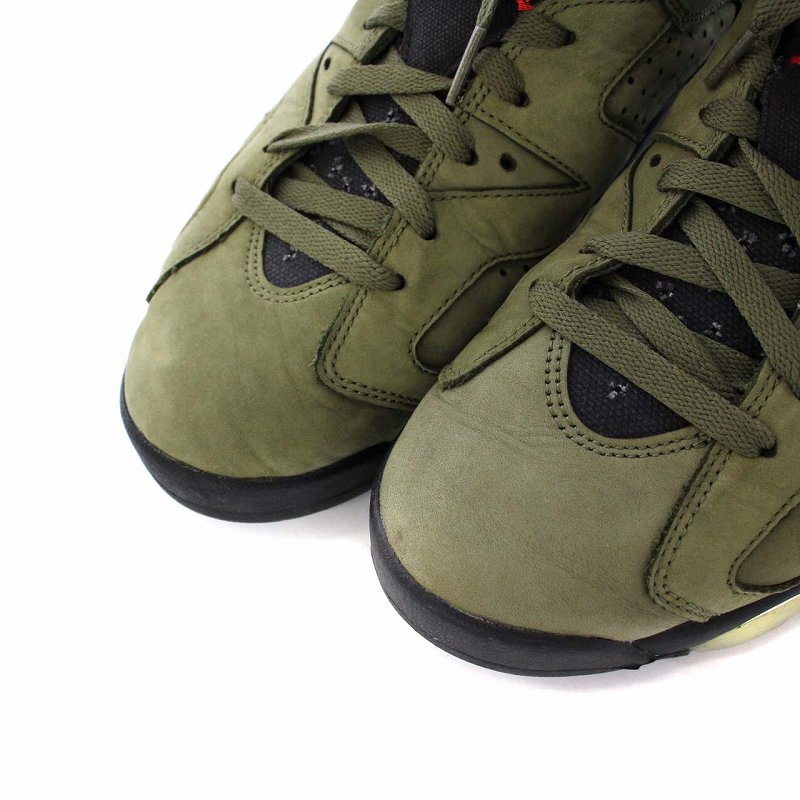 ナイキ NIKE Travis Scott Air Jordan 6 Retro Medium Olive エア 