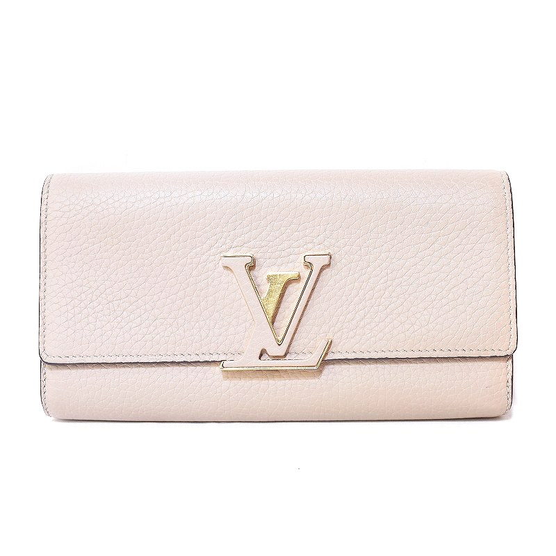 ルイヴィトン LOUIS VUITTON ポルトフォイユ カプシーヌ 長財布 ロング  
