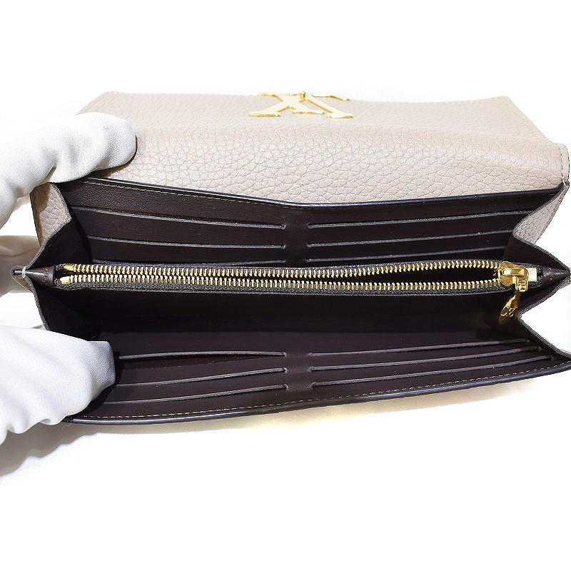 ルイヴィトン LOUIS VUITTON ポルトフォイユ カプシーヌ 長財布 ロング  