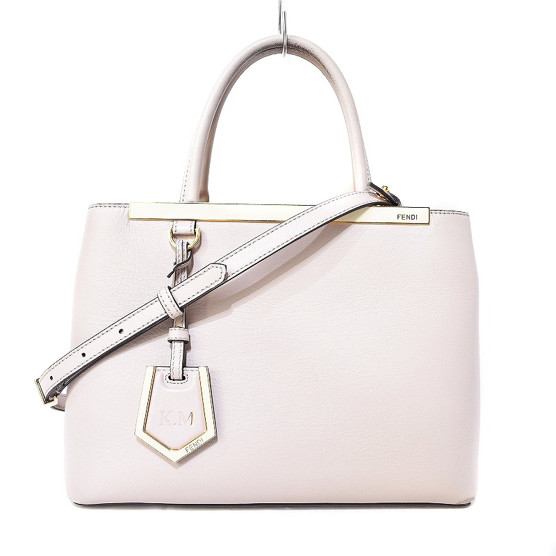 フェンディ FENDI プチ トゥージュール レザー 皮革 2WAY ハンドバッグ  