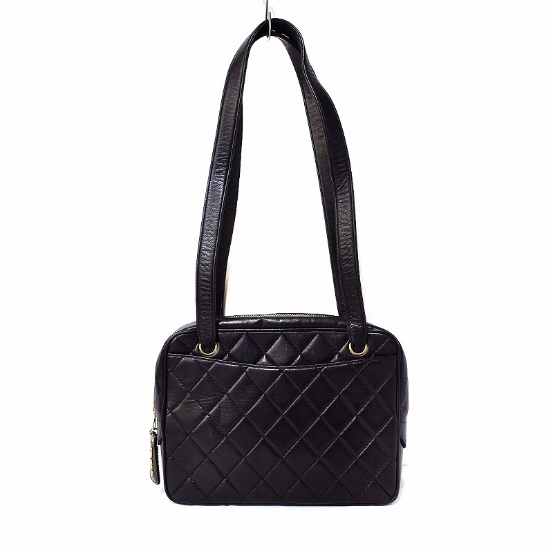 シャネル CHANEL 3番台 マトラッセ ラムレザー ショルダーバッグ  