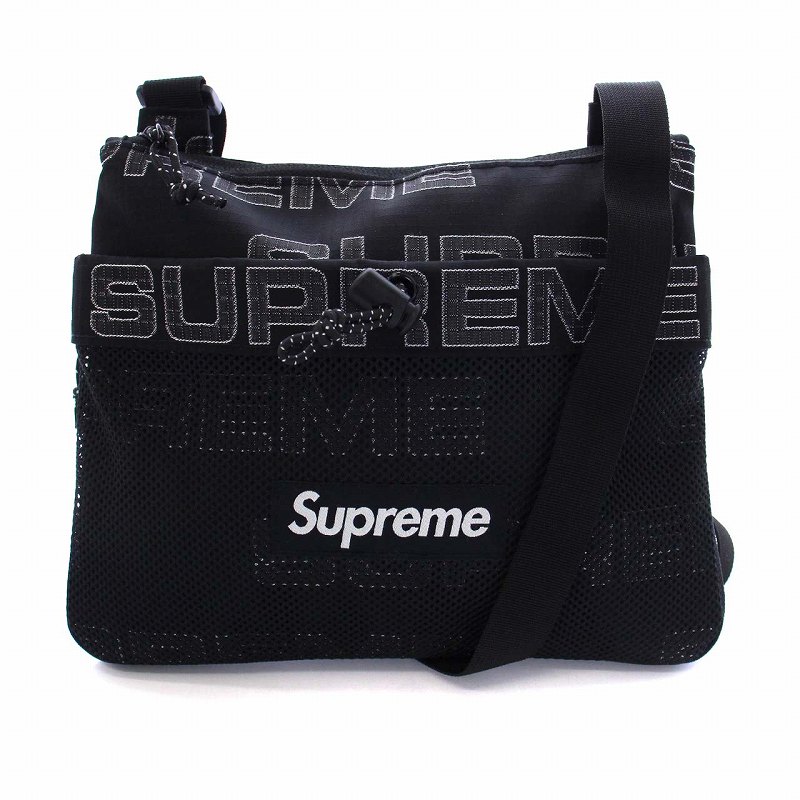 シュプリーム SUPREME 21AW Side Bag Black サイドバッグ ショルダー 