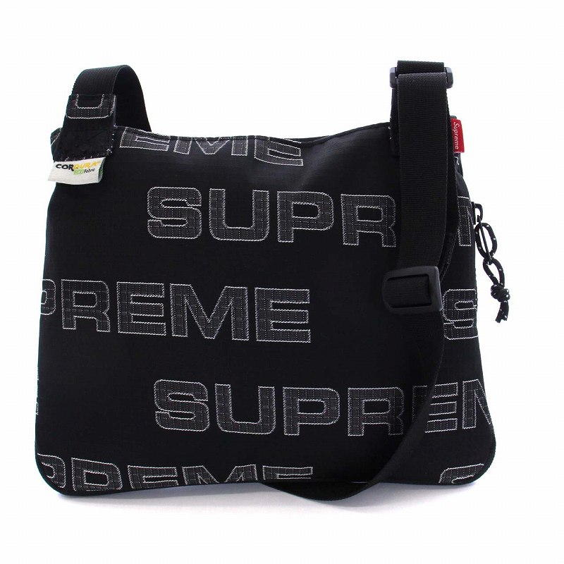 シュプリーム SUPREME 21AW Side Bag Black サイドバッグ ショルダー 